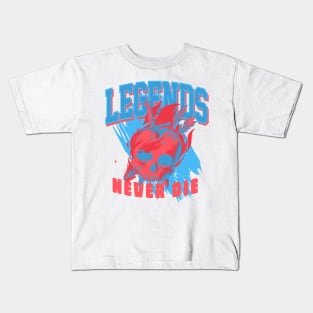 Legends Siren Red Sneaker Art Kids T-Shirt